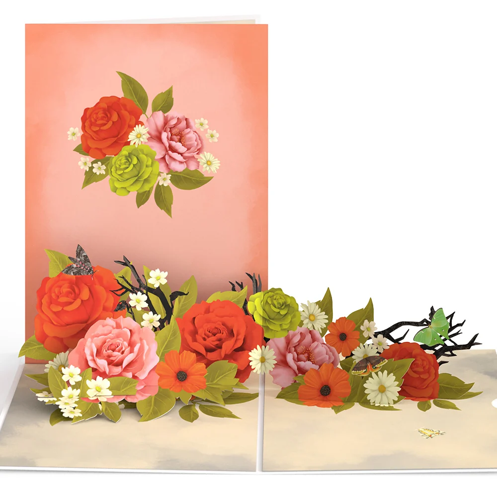 Lovepop Midnight Florals Pop-Up Card