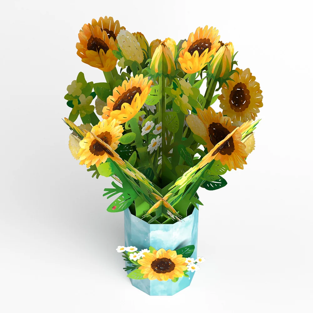 Lovepop Berry Sweet Birthday Suncatcher Card & Pop-Up Bouquet Bundle - Image 9