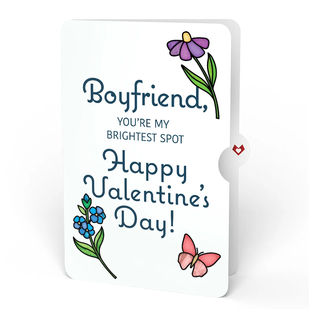 Lovepop Love Grows Heart Valentine Suncatcher Card and Sentiment Set for Boyfriend Glass - Image 4