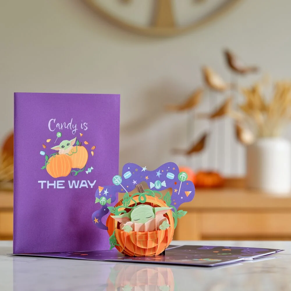 Lovepop Star Wars The Mandalorian Grogu Candy is the Way Pop-Up Card Bowl