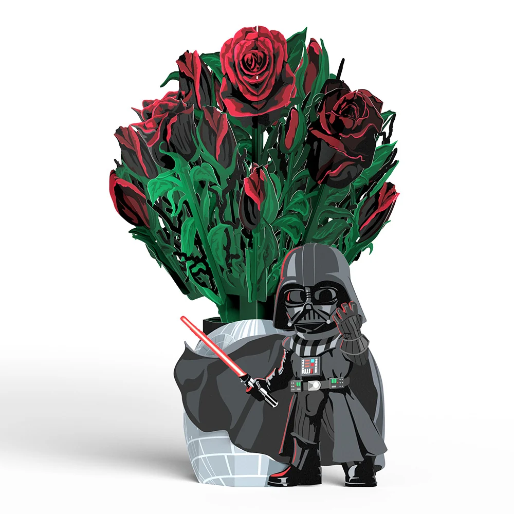 Lovepop Star Wars Darth Vader Take My Breath Away Pop-Up Card & Flower Buds Bouquet Bundle - Image 4