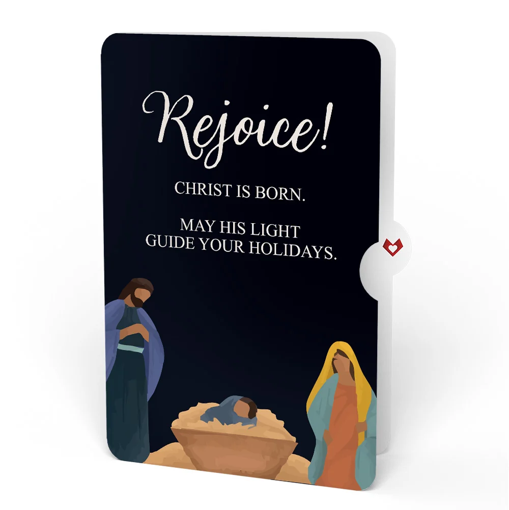 Lovepop A Child Is Born Christmas Pop-Up Card and Rejoice Sentiment Set - Image 4