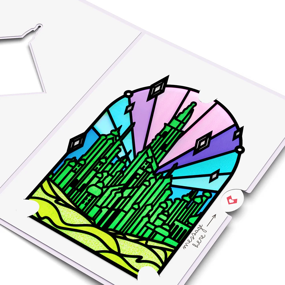 Lovepop Wicked You Are Wickedly Wonderful Suncatcher Card Glass - Image 4