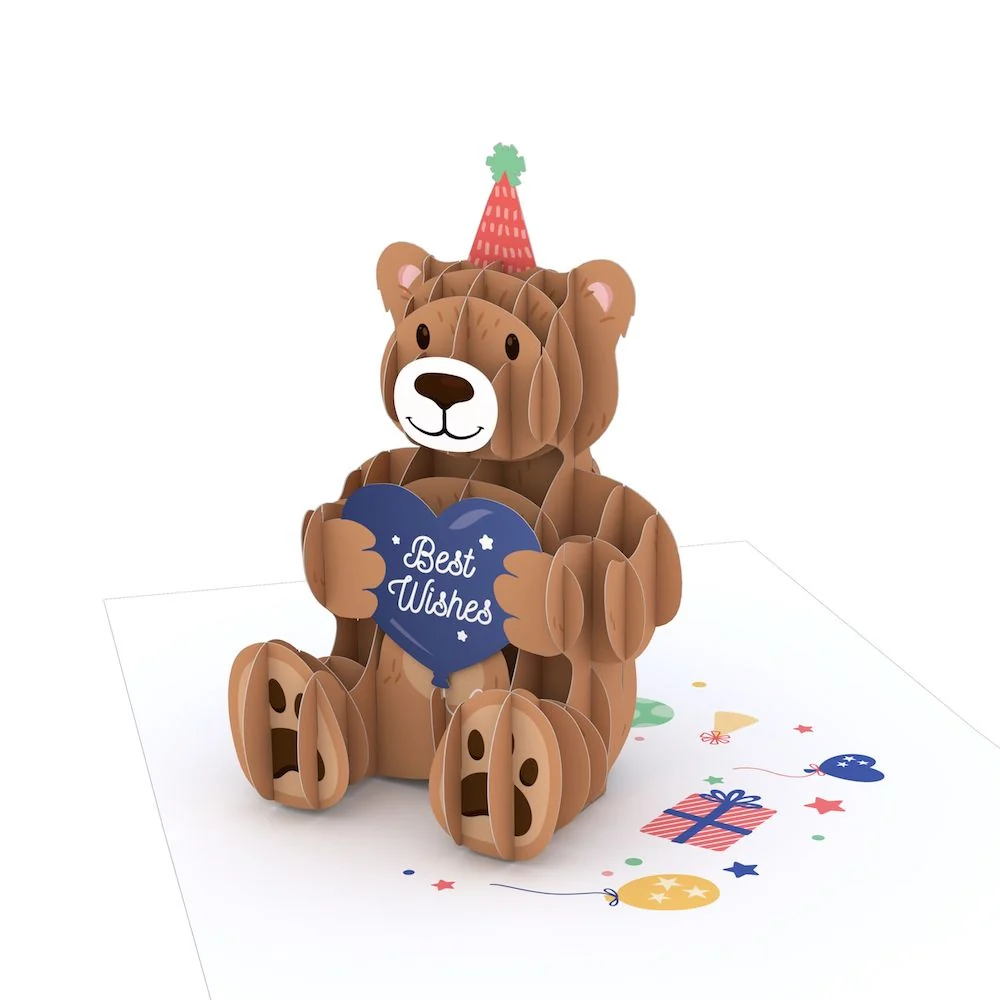Lovepop Happy Birthday Bear: Paperpop Card - Image 2