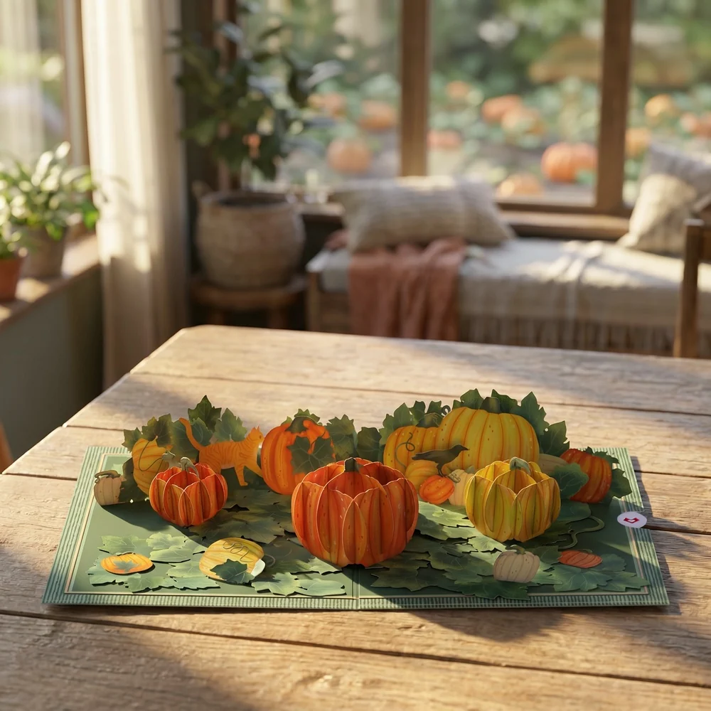 Lovepop Happy Fall Pumpkin Patch Pop-Up Card - Image 2