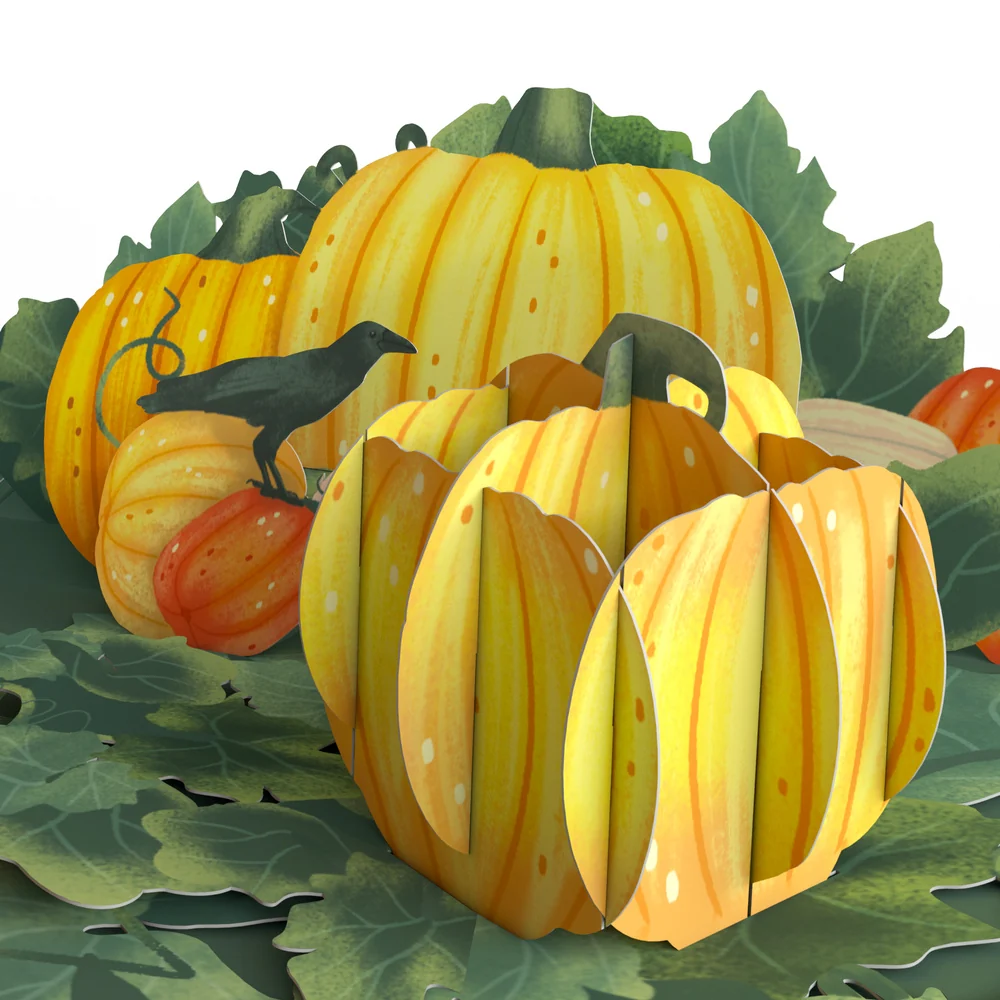 Lovepop Happy Fall Pumpkin Patch Get Well Pop-Up Card and Sentiment Set - Image 3