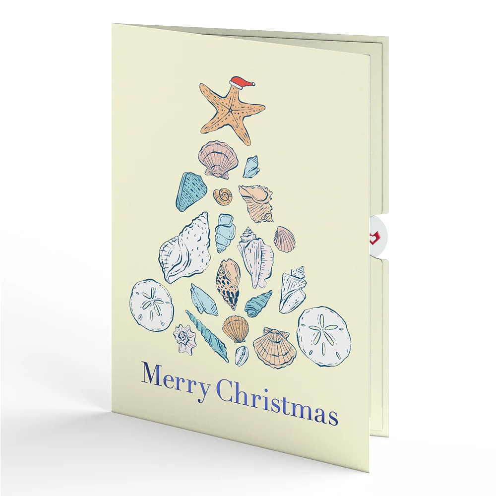 Lovepop Christmas Coral Pop-Up Card - Image 5