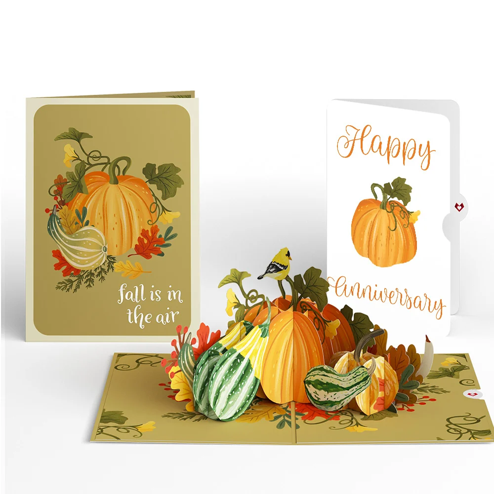 Lovepop Fall is in the Air Anniversary Pop-Up Card and Sentiment Set