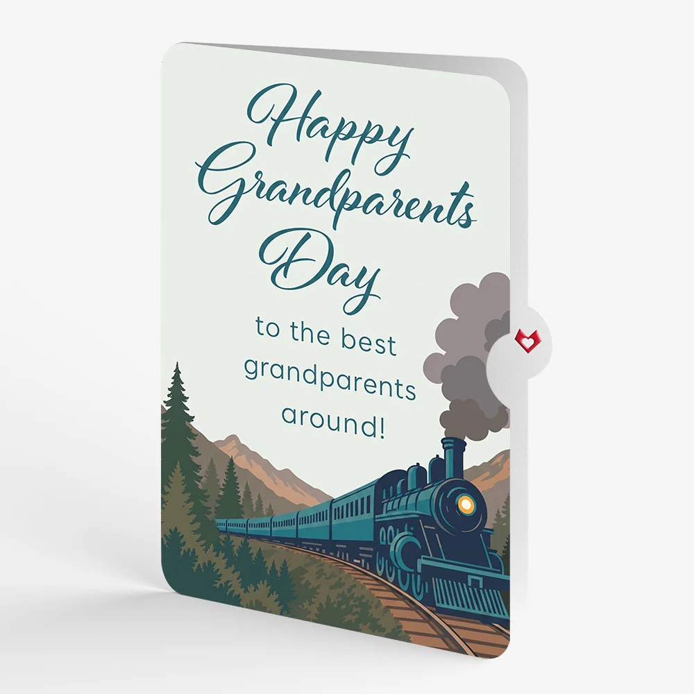 Lovepop Classic Train Pop-Up Card and Grandparents Day Sentiment Set - Image 4