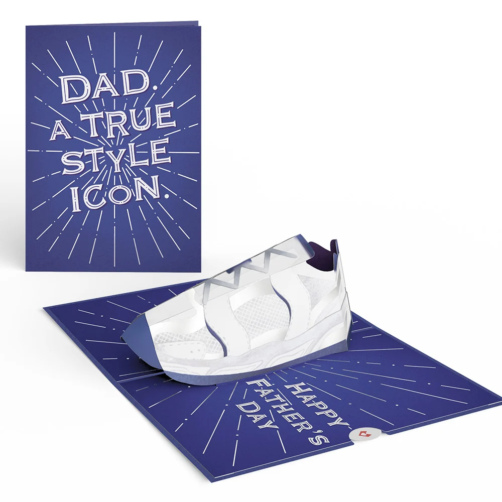 Lovepop Dad Sneakers Father’s Day Pop-Up Card