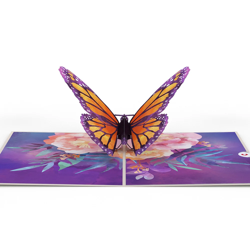 Lovepop Monarch Butterfly Pop-Up Card - Image 3