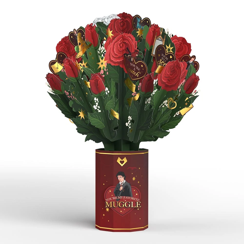 Lovepop Harry Potter Favorite Muggle Pop-up Bouquet - Image 4