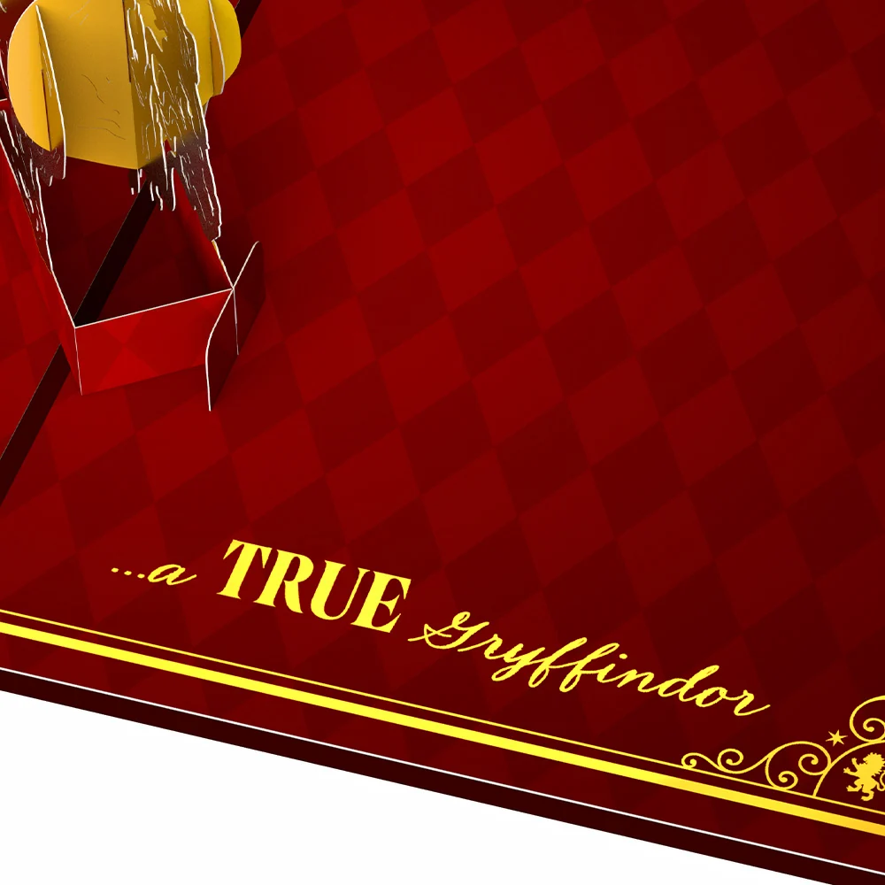Lovepop Harry Potter Gryffindor House Pride Pop-Up Card - Image 3