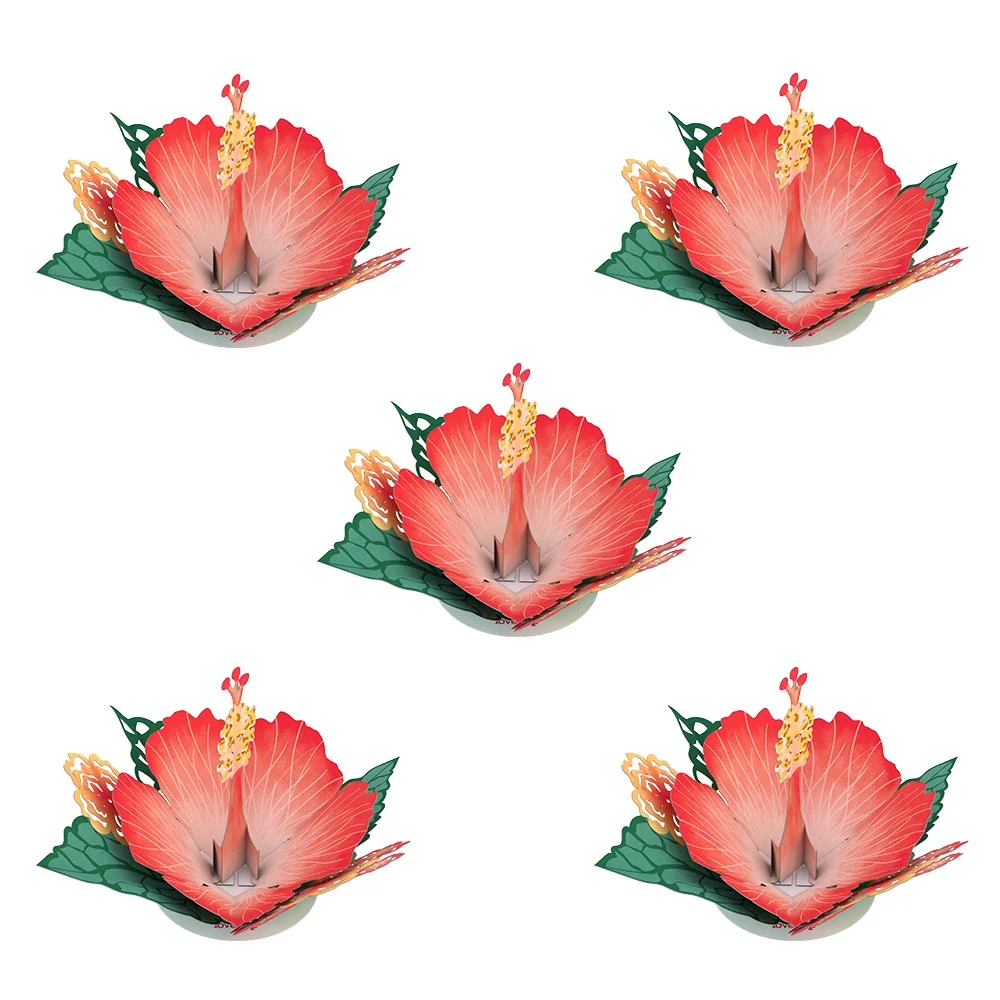 Lovepop Stickerpop: Hibiscus Bloom (5-Pack)