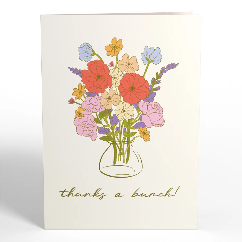 Lovepop Thanks a Bunch Bouquet Pop-Up Card - Image 4