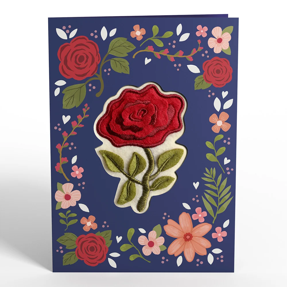 Lovepop Everlasting Rose HeartFelt Charm Card & Suncatcher Bouquet Bundle - Image 4
