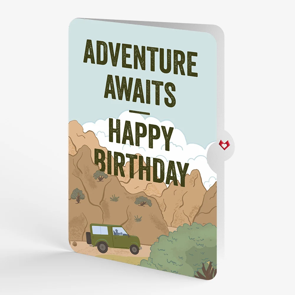Lovepop Off-Road Adventure Birthday Pop-Up Card and Sentiment Set - Image 4