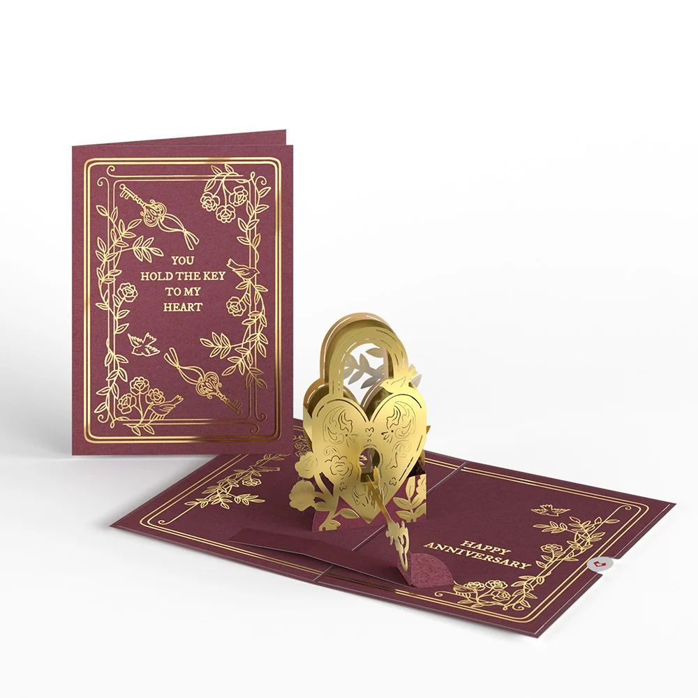 Lovepop Key To My Heart Anniversary Pop-Up Card