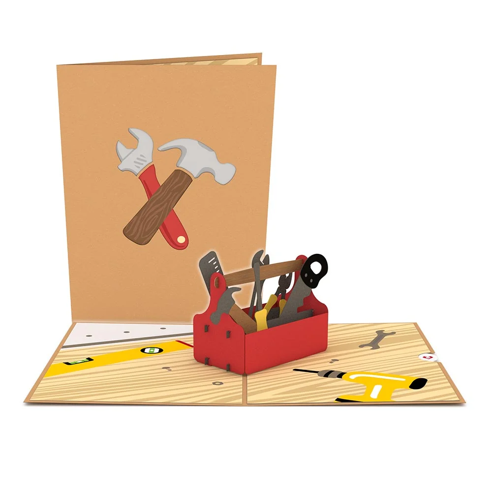 Lovepop Toolbox Pop-Up Card Bike