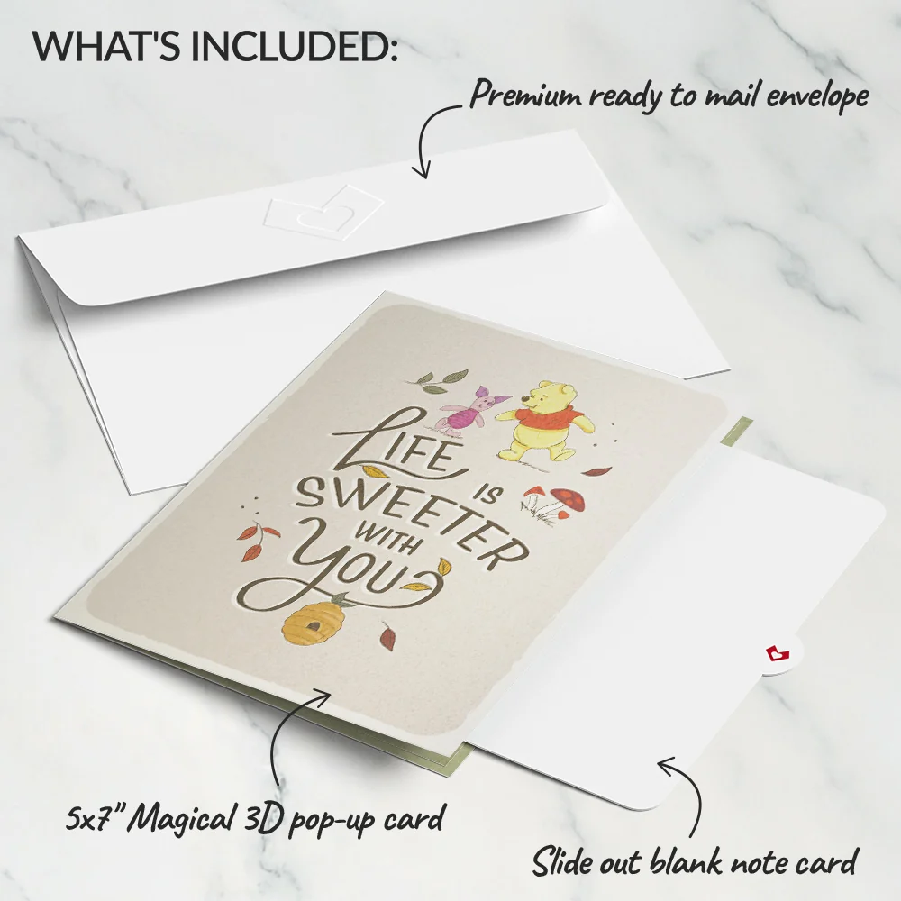 Lovepop Disney's Winnie the Pooh Life Is Sweeter With You Pop-Up Card - Image 5