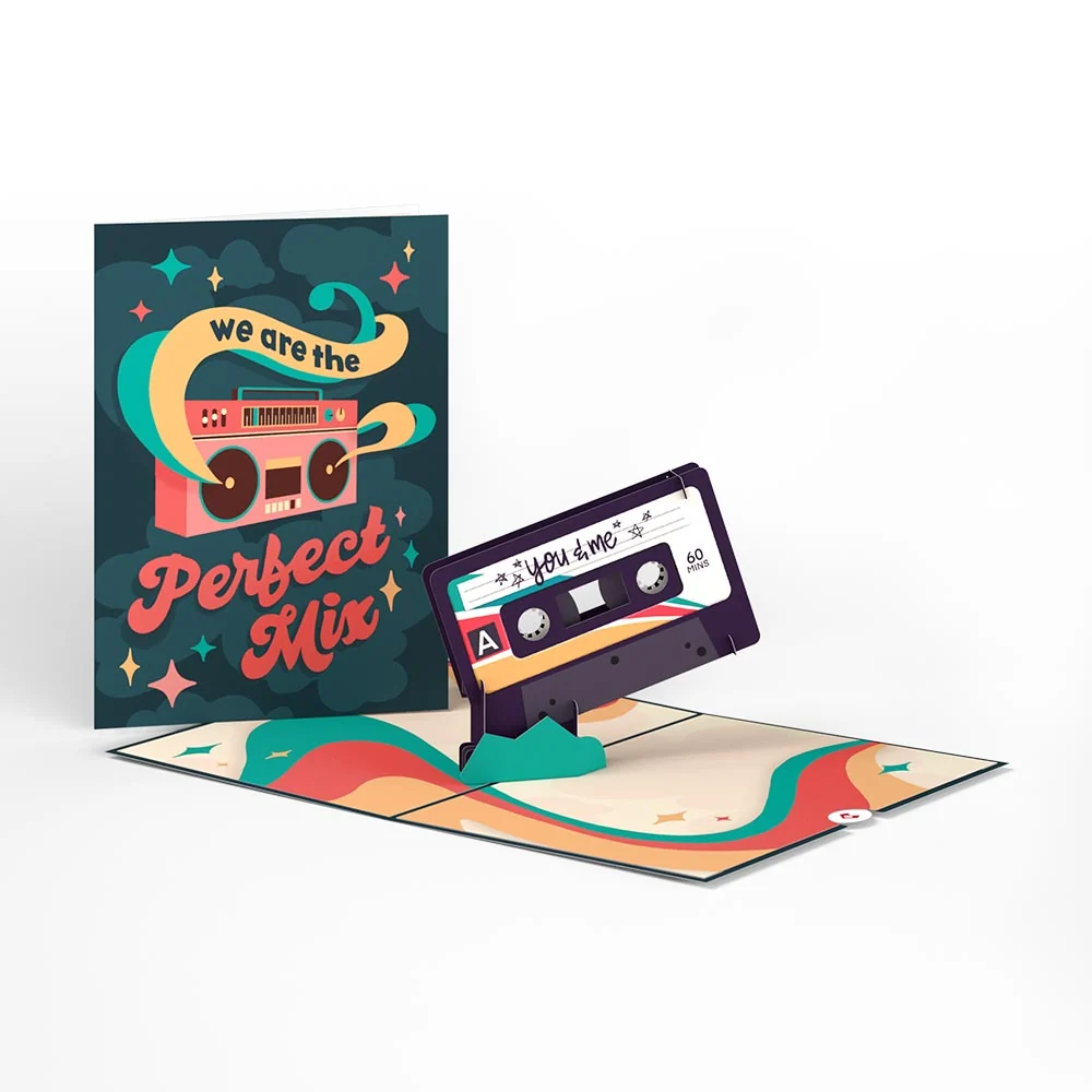 Lovepop The Perfect Mixtape Pop-Up Card