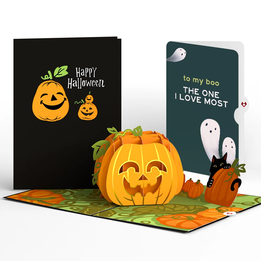 Lovepop Happy Halloween Pumpkin Pop-Up Card and Sentiment Set
