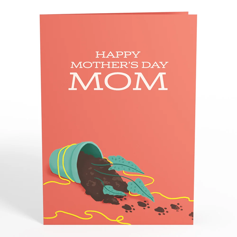 Lovepop Thanks for Putting Up with My Crap Mother's Day Pop-Up Card - Image 5