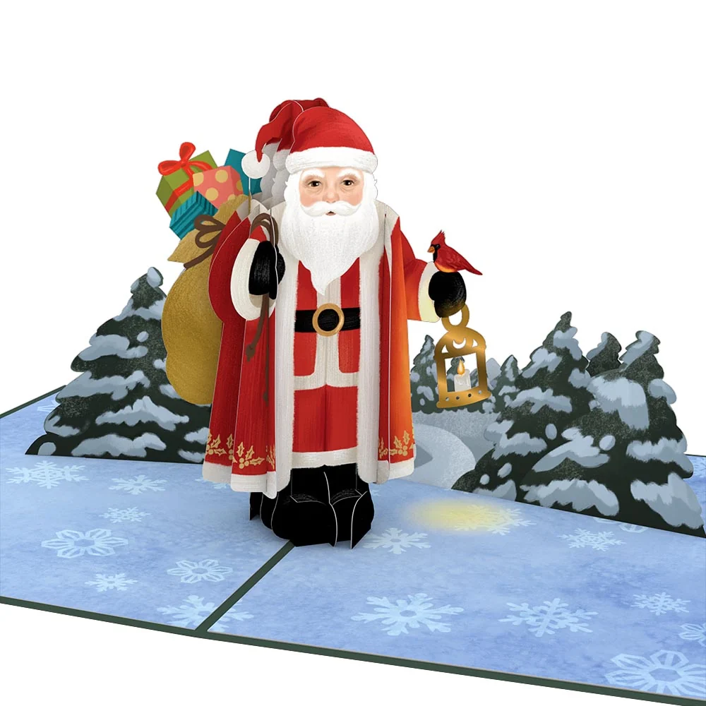 Lovepop Santa with Toy Bag Pop-Up Card — SKU SB-41A7AF-2044B78E3BAD9C - Image 2