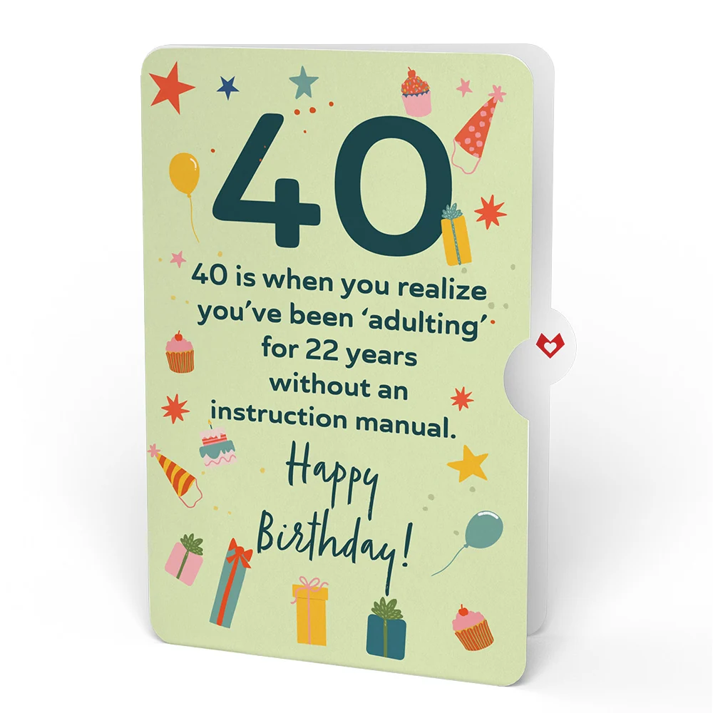 Lovepop 40th Birthday Truck Pop-Up Card and Sentiment Set - Image 4