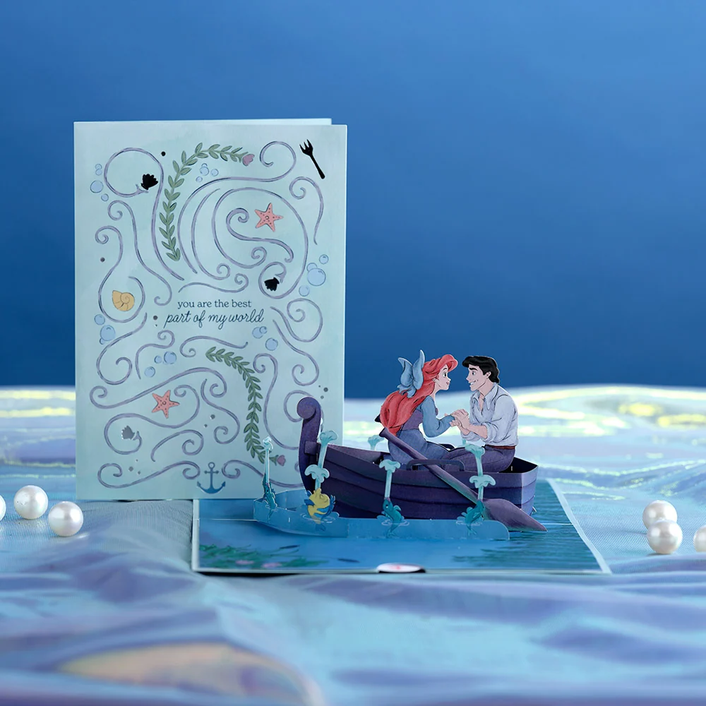Lovepop Disney's The Little Mermaid Ariel & Prince Eric Pop-Up Card - Image 6