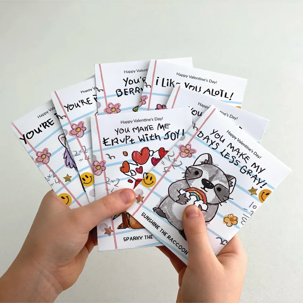Lovepop Playpop Explorers: Assorted Valentine's for Kids 8-Pack - Image 14