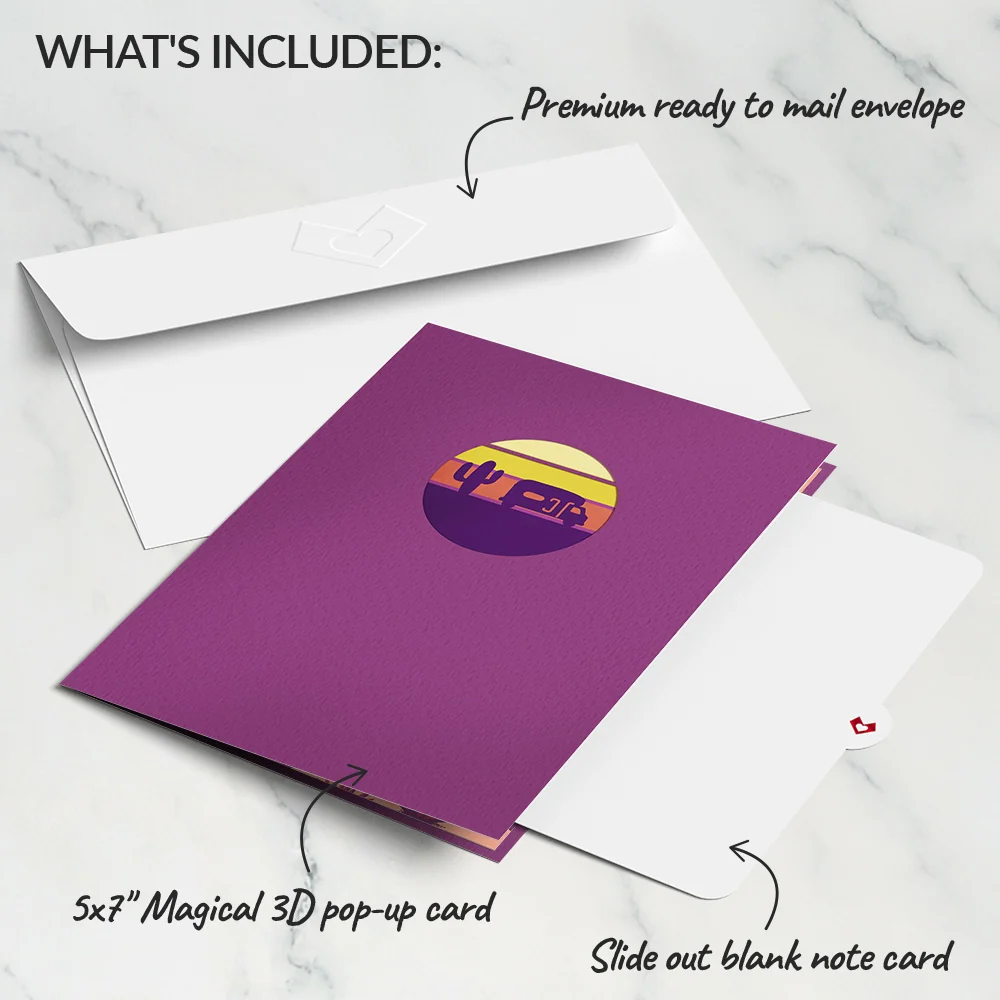 Lovepop Retro Camper Pop-Up Card - Image 5