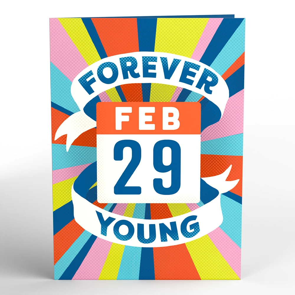 Lovepop Forever Young Leap Year Birthday Pop-Up Card - Image 5