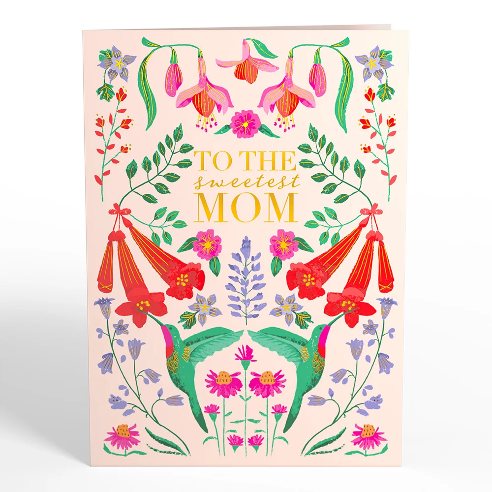 Lovepop Sweetest Mom Hummingbird Pop-Up Card - Image 4