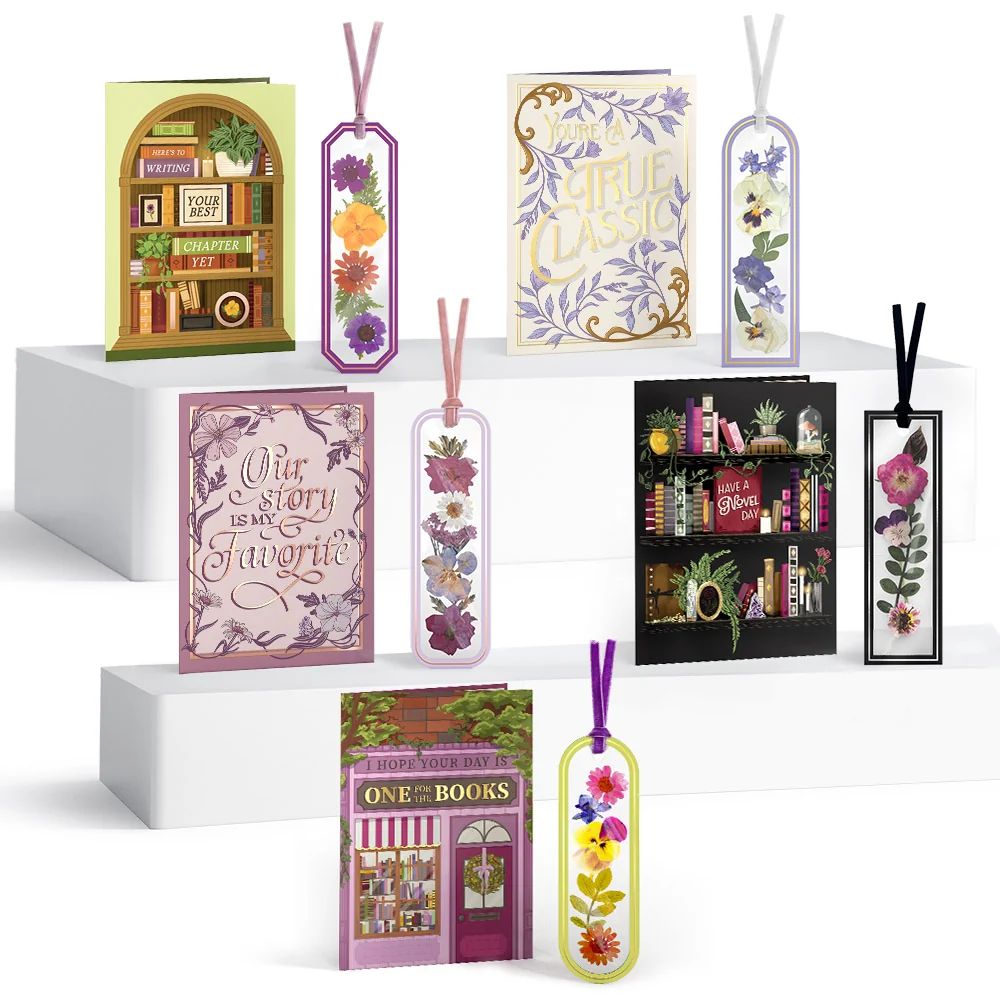 Lovepop Petal Pressed Bookmark Card 5-Pack