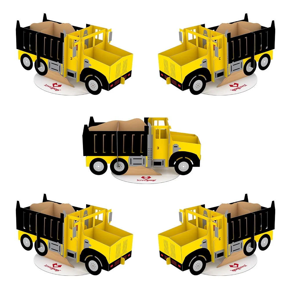 Lovepop Stickerpop: Dump Truck (5-Pack)
