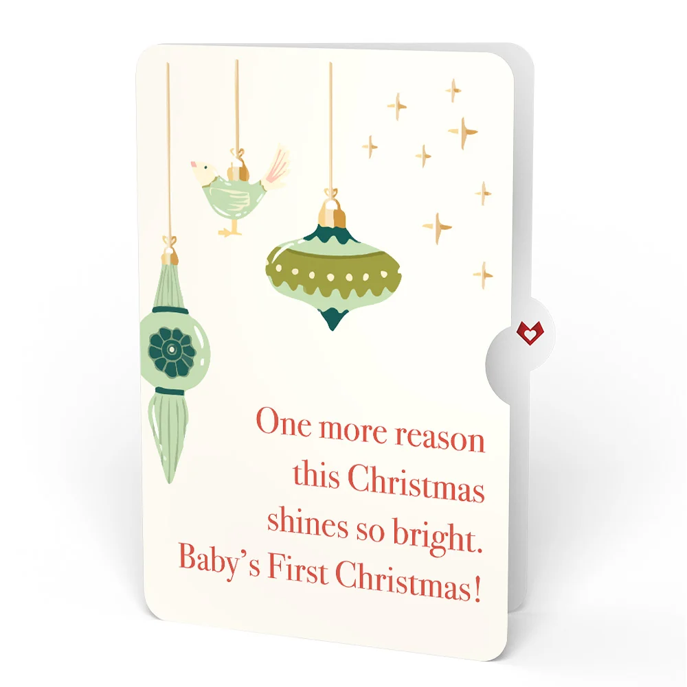 Lovepop Tis the Season Christmas Tree Pop-Up Card and Sentiment Set for Baby Cream - Image 4