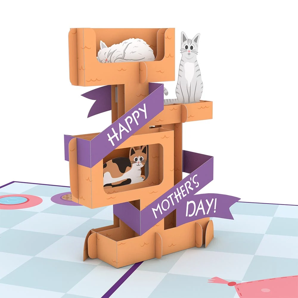 Lovepop Purrfect Mom Mother's Day Cat Pop-Up Card - Image 2